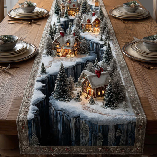 Holiday Townscape Quilted Table Runner GFTOTP13768