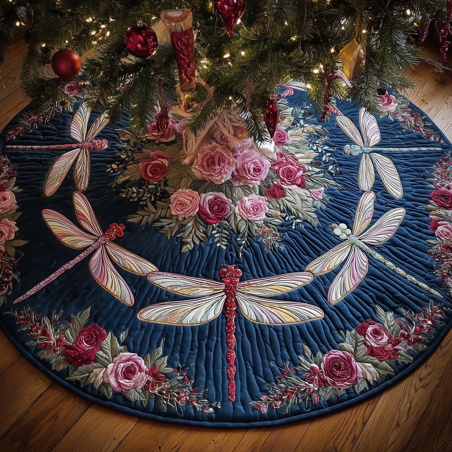 Enchanted Wings Quilted Tree Skirt GFTOTP13771