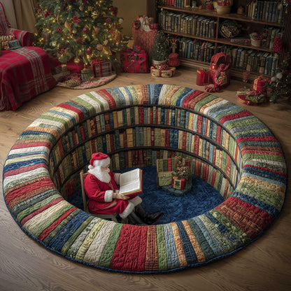 Literary Escape Quilted Round Mat GFTOTP13781