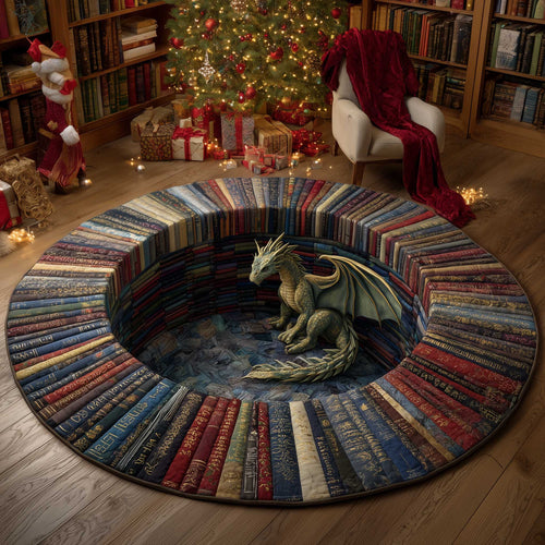 Literary Escape Quilted Round Mat GFTOTP13784