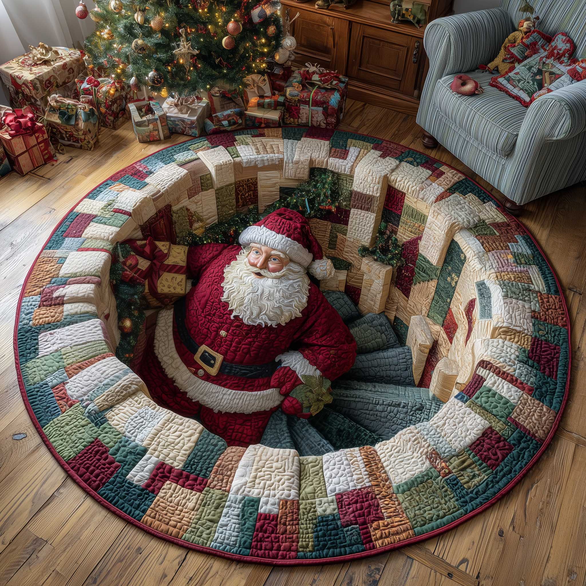 Jolly Workshop Quilted Round Mat GFTOTP13787 – Patchique Store