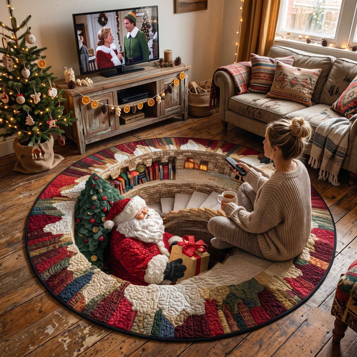 Jolly Workshop Quilted Round Mat GFTOTP13788