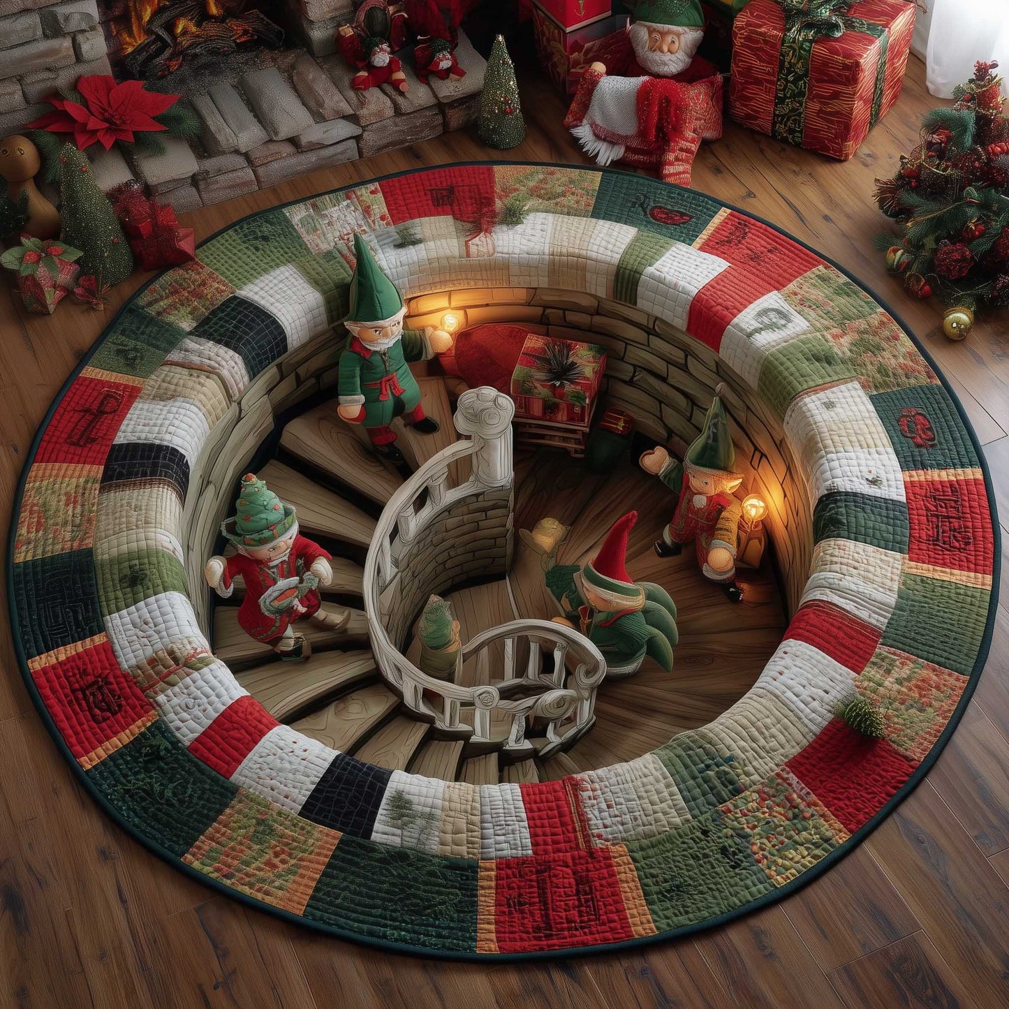 Jolly Workshop Quilted Round Mat GFTOTP13793