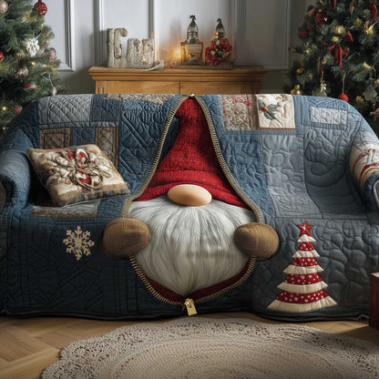 Holiday Glow Quilted Sofa Cover GFTOTP13794