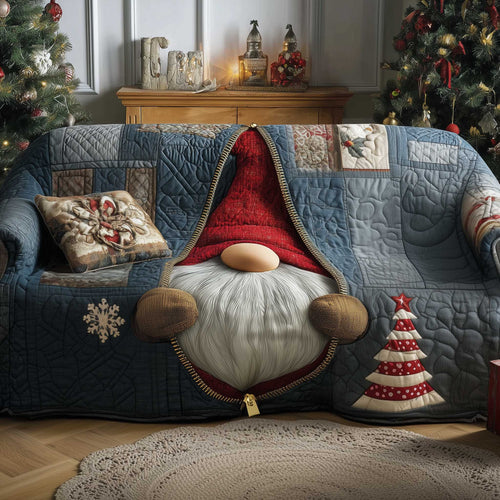 Holiday Glow Quilted Sofa Cover GFTOTP13794