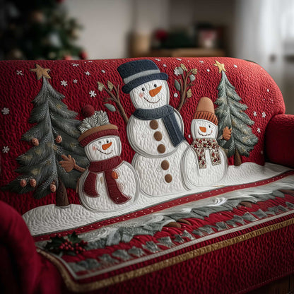 Holiday Glow Quilted Sofa Cover GFTOTP13798