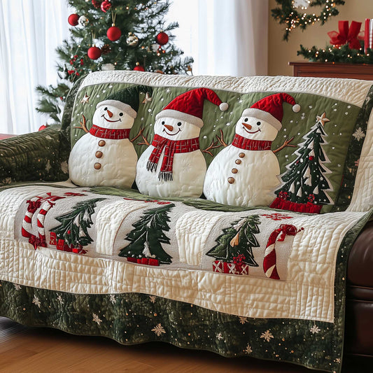 Holiday Glow Quilted Sofa Cover GFTOTP13800