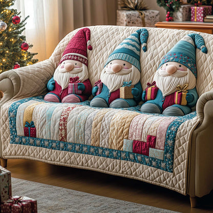 Holiday Glow Quilted Sofa Cover GFTOTP13803