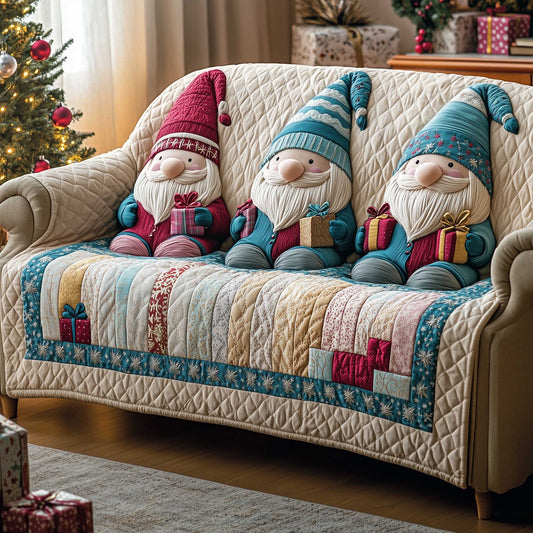 Holiday Glow Quilted Sofa Cover GFTOTP13803