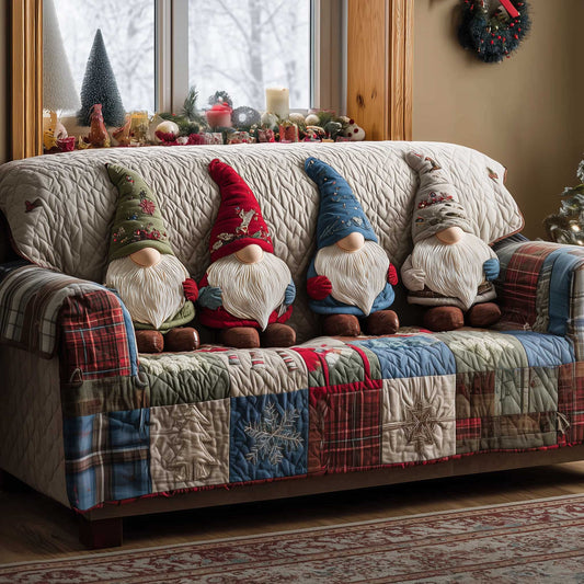 Holiday Glow Quilted Sofa Cover GFTOTP13804