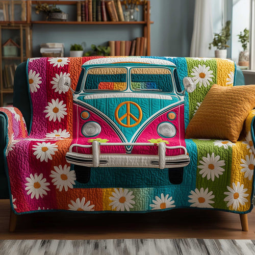 Hippie Van Quilted Sofa Cover GFTOTP13822