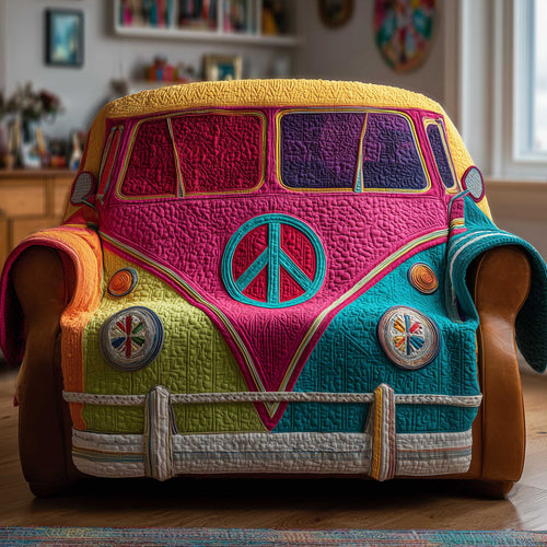Hippie Van Quilted Sofa Cover GFTOTP13824