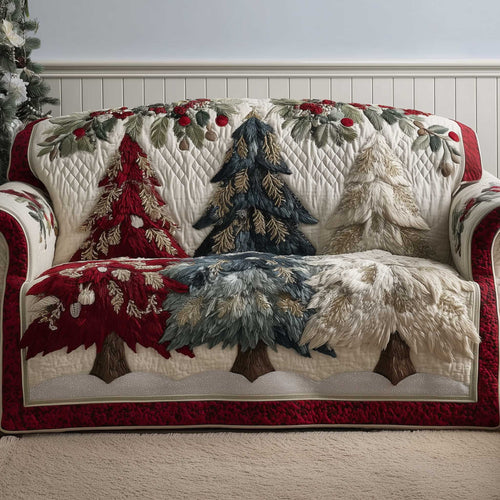 Holiday Glow Quilted Sofa Cover GFTOTP13829