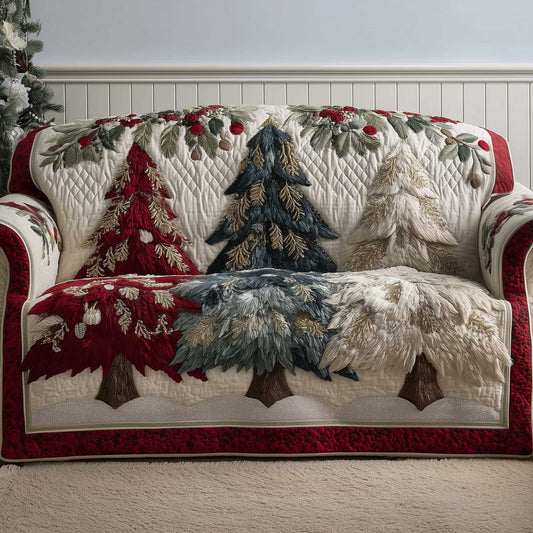 Holiday Glow Quilted Sofa Cover GFTOTP13829