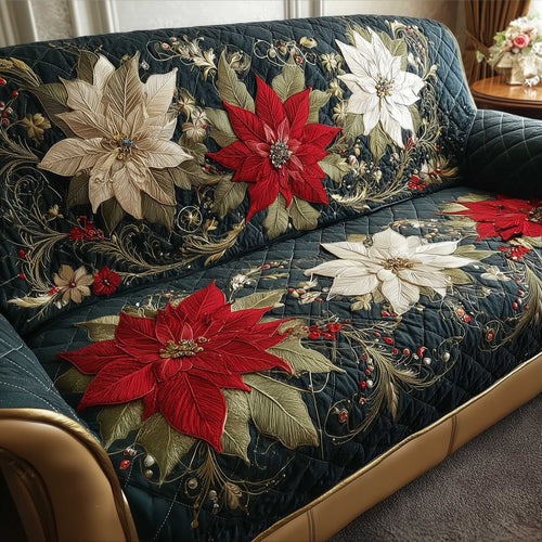 Holiday Glow Quilted Sofa Cover GFTOTP13831