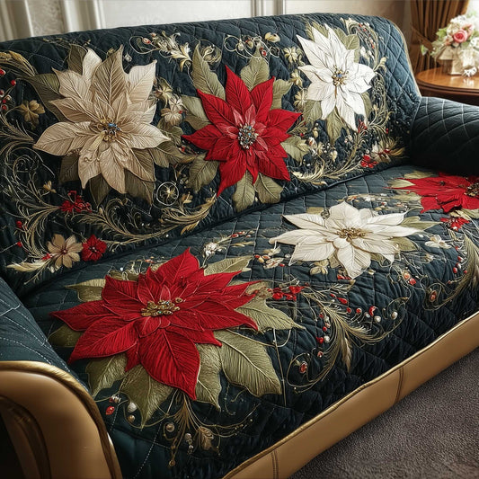 Holiday Glow Quilted Sofa Cover GFTOTP13831