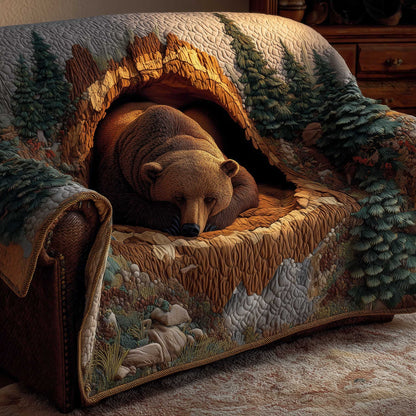 Woodland Charm Quilted Sofa Cover GFTOTP13842