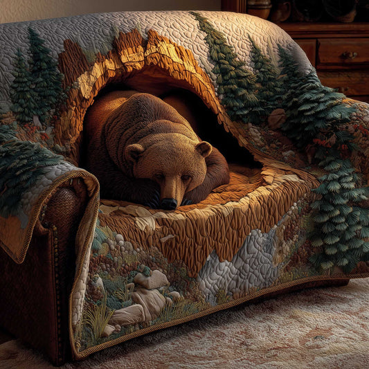 Woodland Charm Quilted Sofa Cover GFTOTP13842