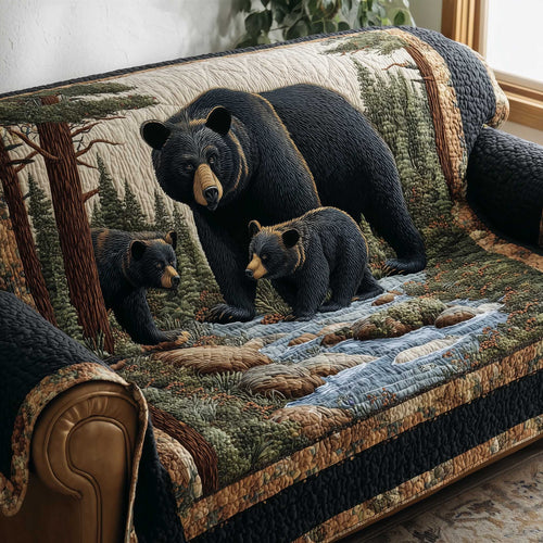 Woodland Charm Quilted Sofa Cover GFTOTP13845