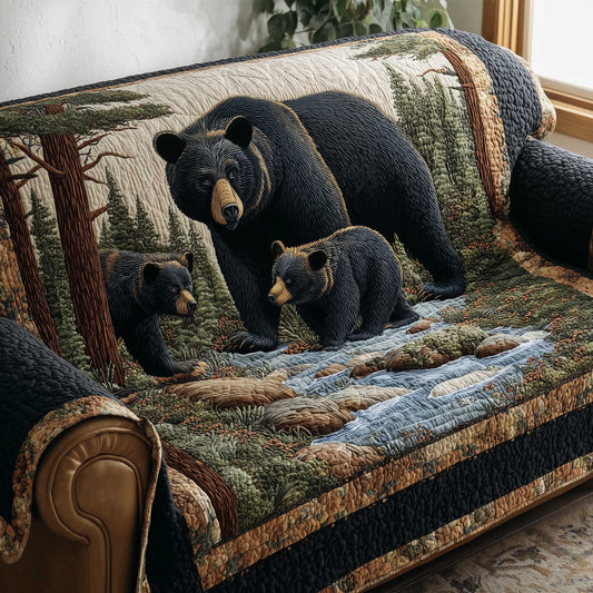 Woodland Charm Quilted Sofa Cover GFTOTP13845