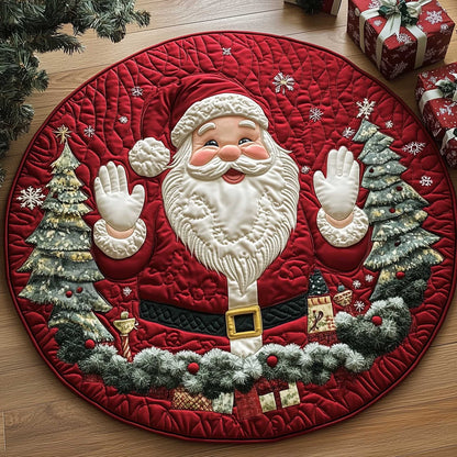 Holiday Glow Quilted Round Mat GFTOTP13860