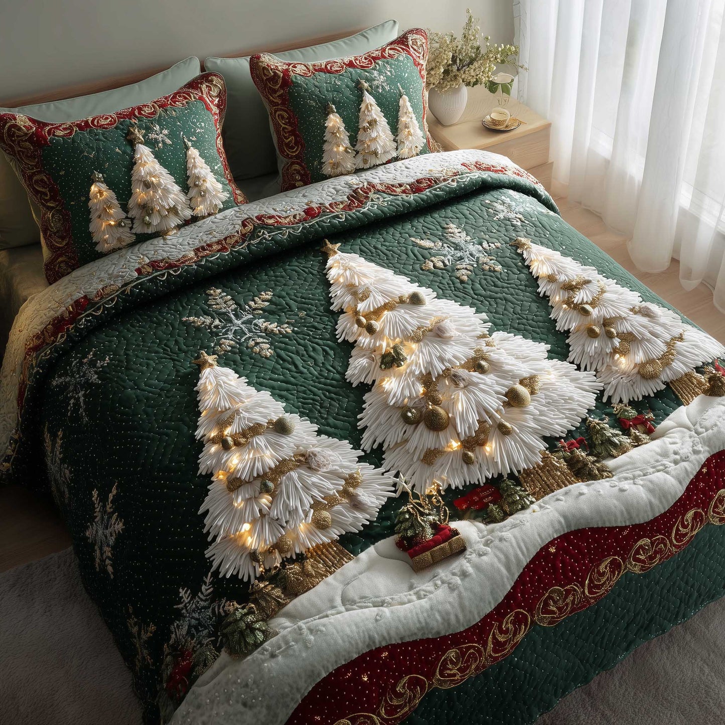 Christmas Tree Duvet Cover Set GFTOTP13876
