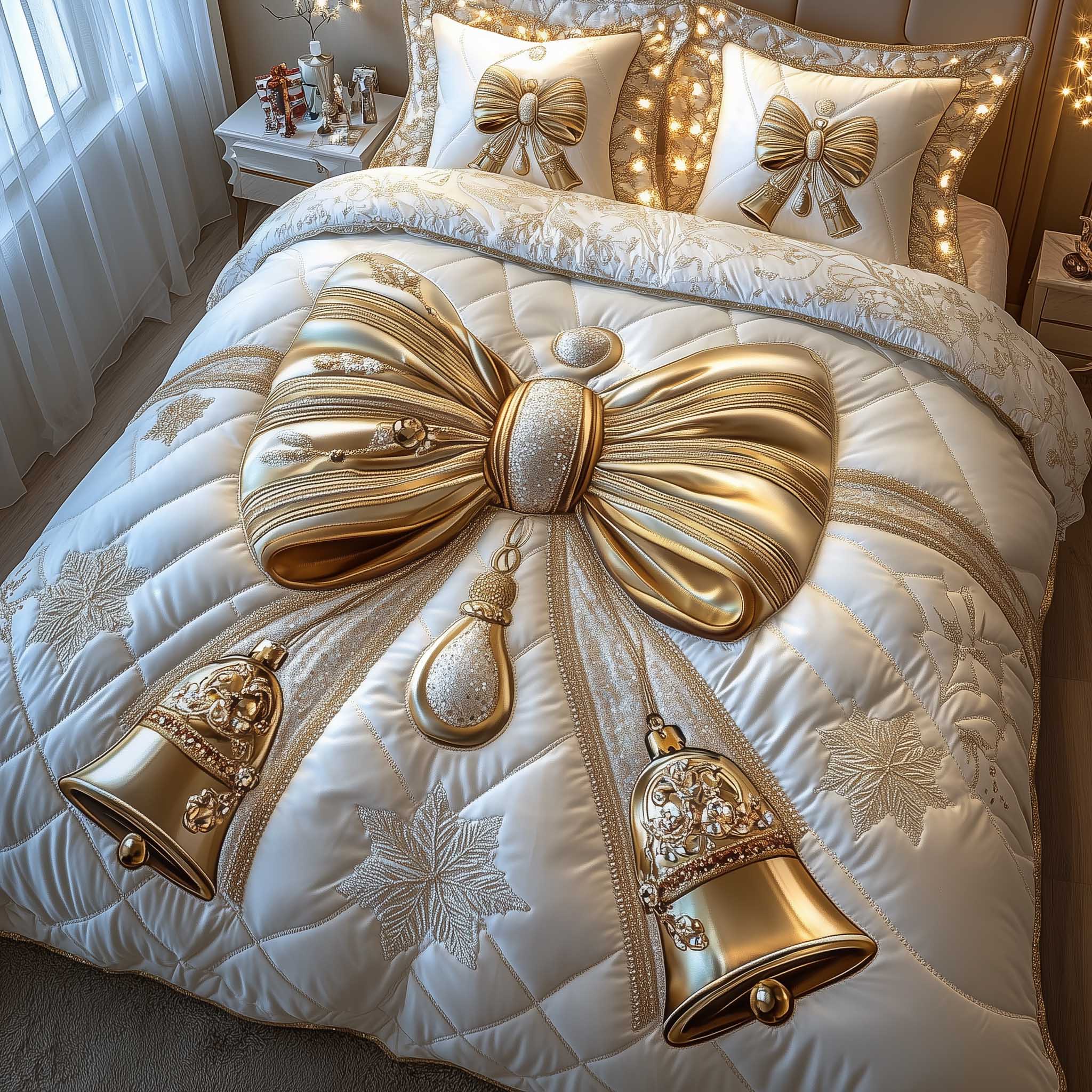 Holiday Ribbon Duvet Cover Set GFTOTP13904 – Patchique Store