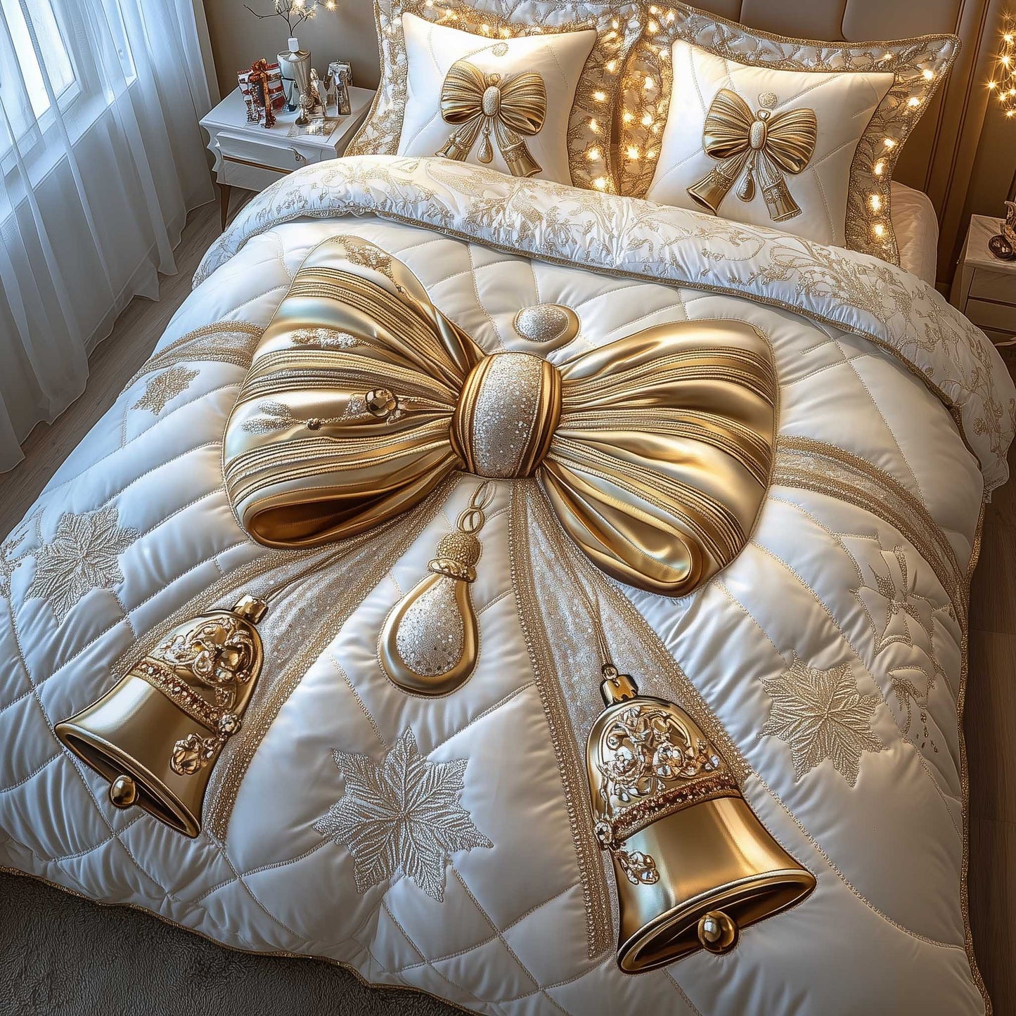 Holiday Ribbon Duvet Cover Set GFTOTP13904