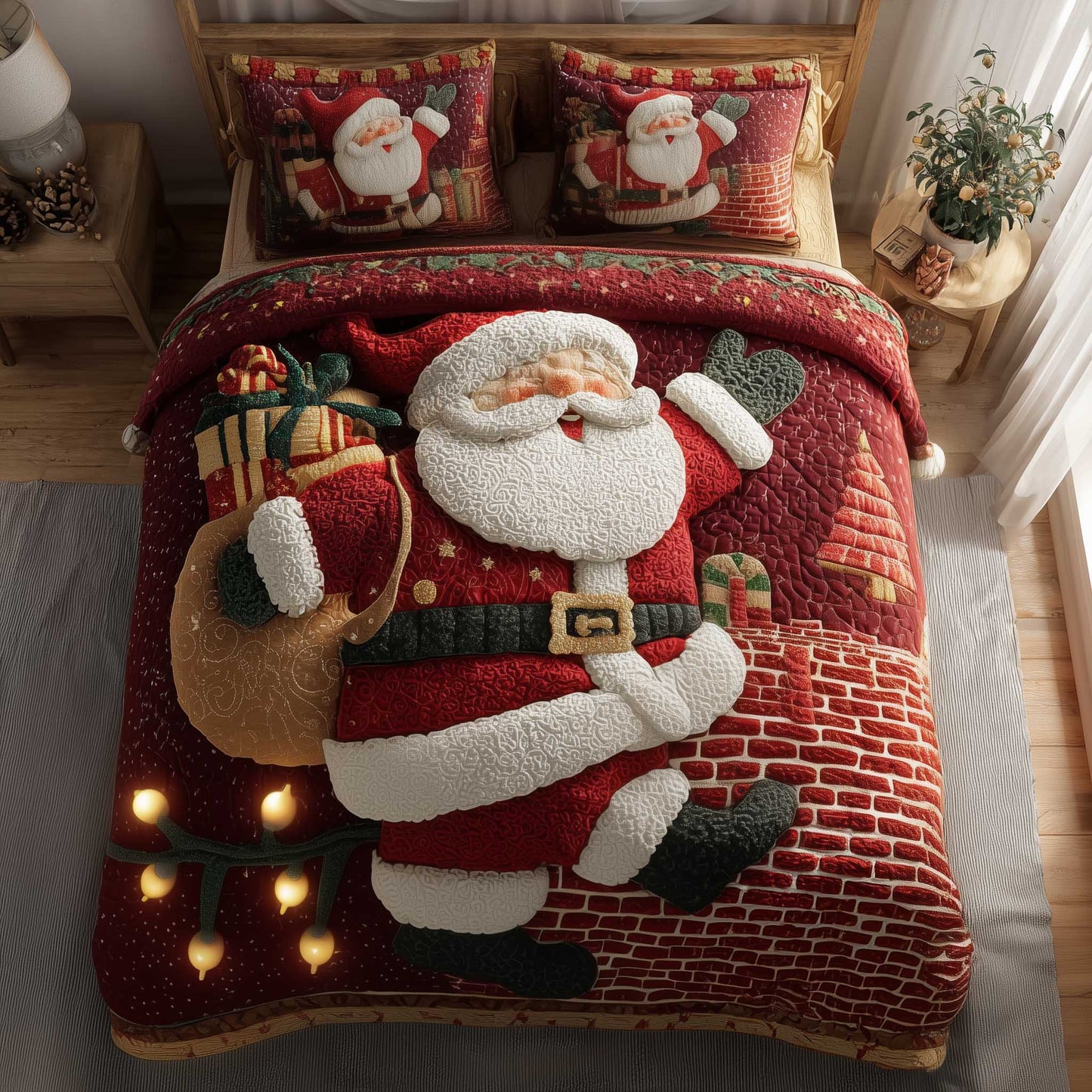 Santa Workshop Duvet Cover Set GFTOTP13907