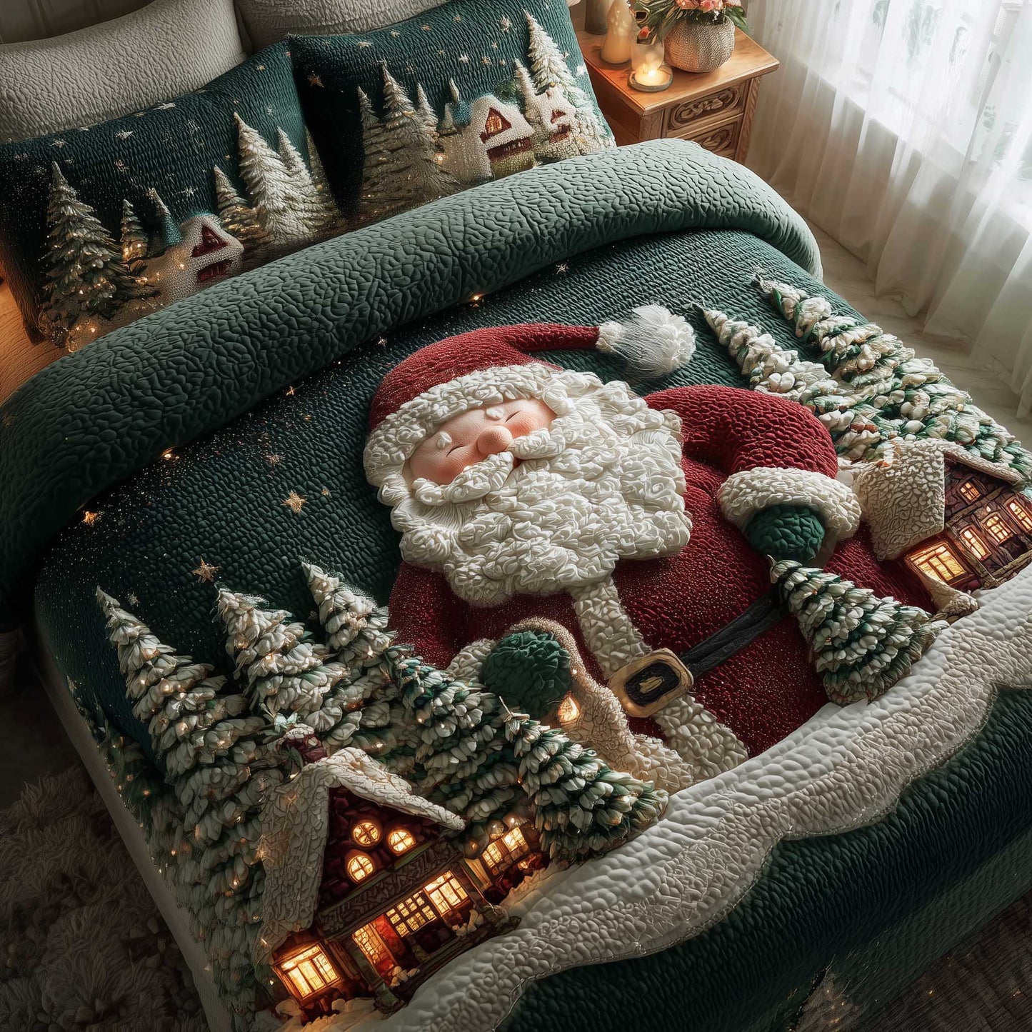 Santa Workshop Duvet Cover Set GFTOTP13909