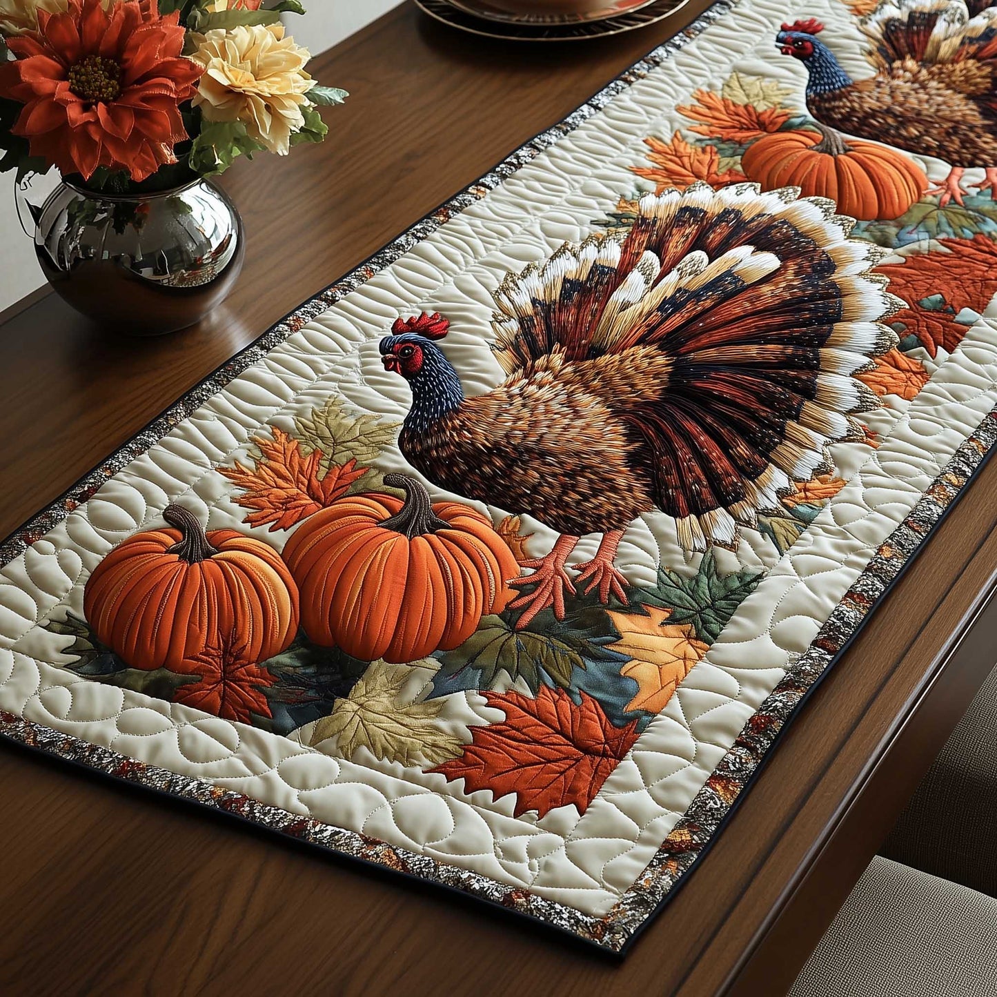 Harvest Charm Quilted Table Runner GFTOTP13931