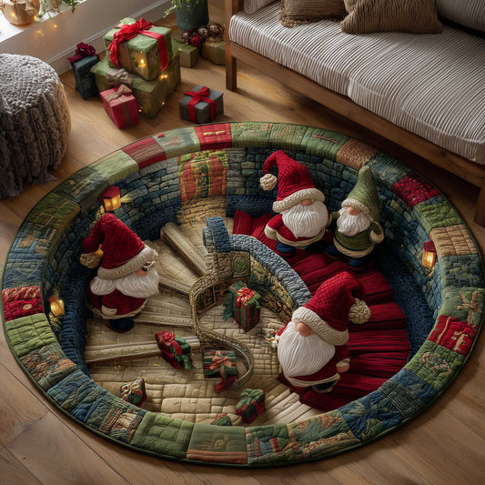 Holiday Workshop Quilted Round Mat GFTOTP13936
