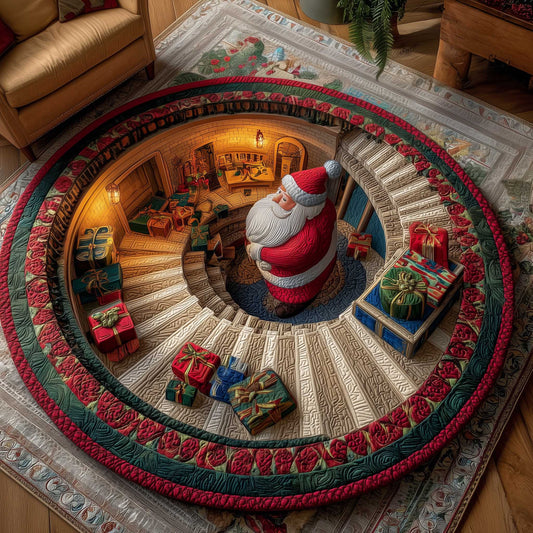 Holiday Workshop Quilted Round Mat GFTOTP13937