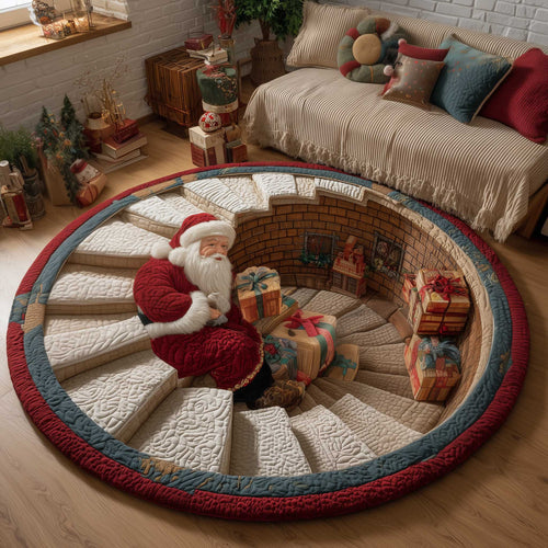 Holiday Workshop Quilted Round Mat GFTOTP13938