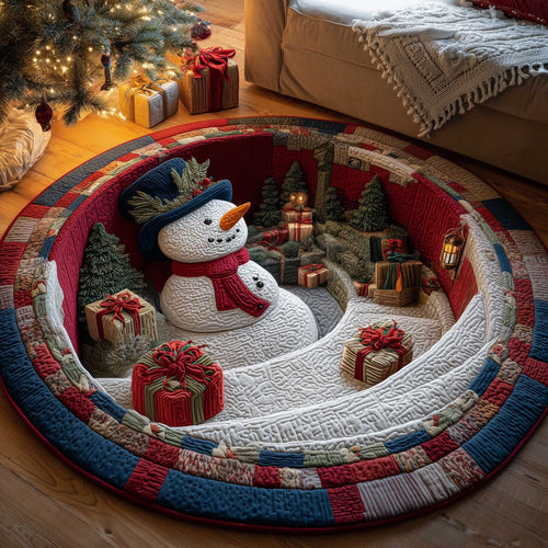 Holiday Workshop Quilted Round Mat GFTOTP13940