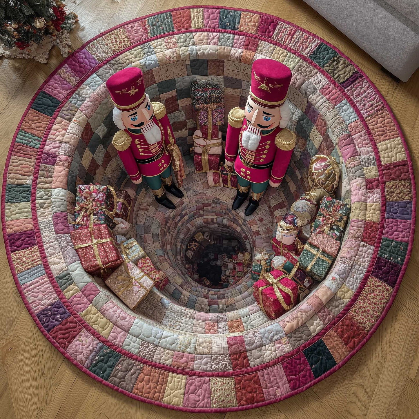 Jolly Workshop Quilted Round Mat GFTOTP13976