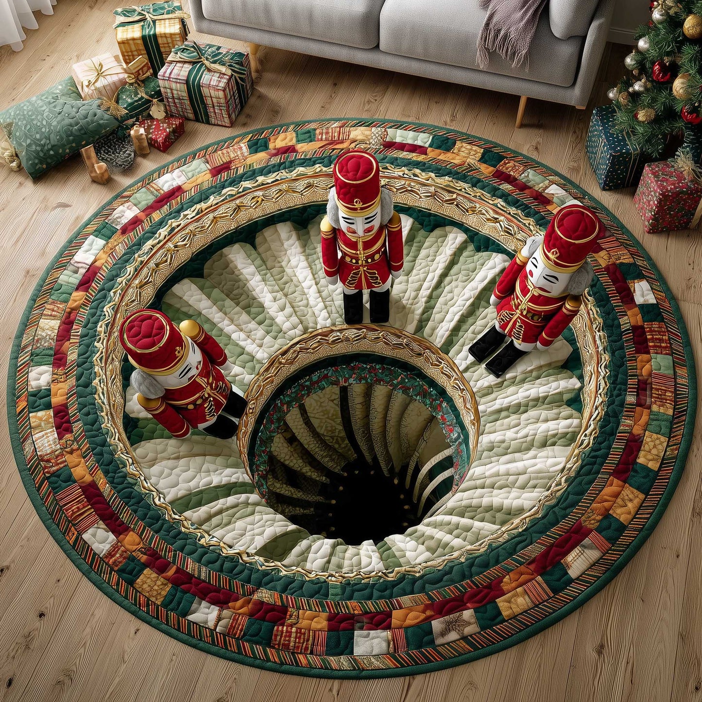 Jolly Workshop Quilted Round Mat GFTOTP13981