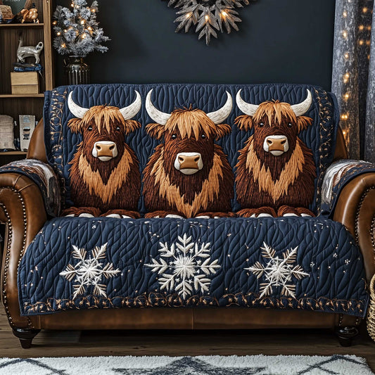 Yuletide Pasture Quilted Sofa Cover GFTOTP13983