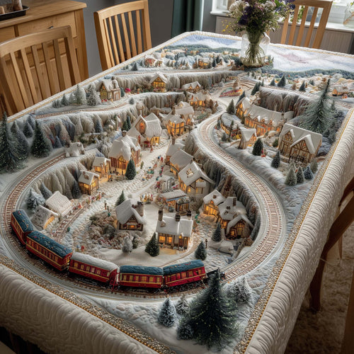 Holiday Townscape Tablecloth GFTOTP14051