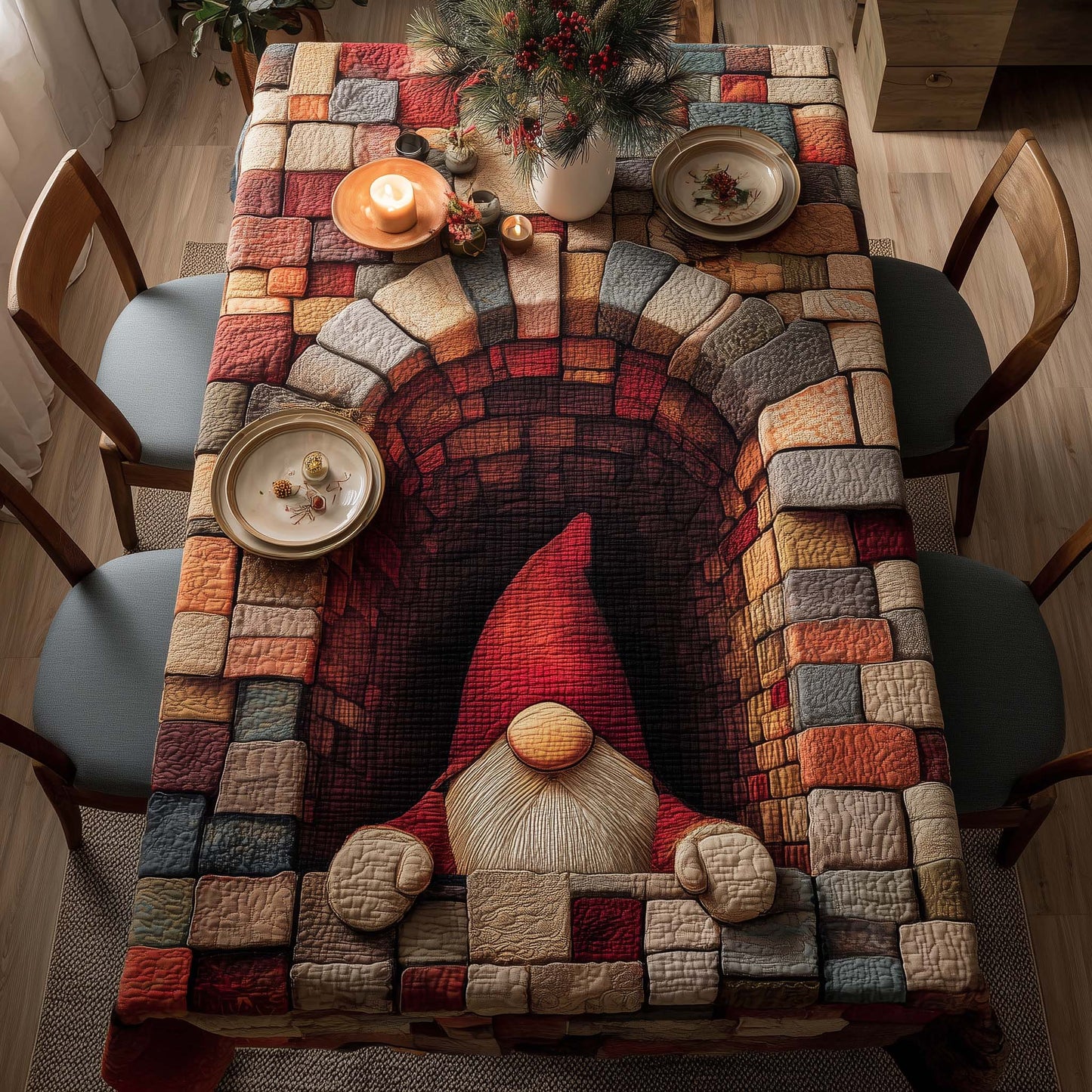Playful Holiday Tablecloth GFTOTP14063