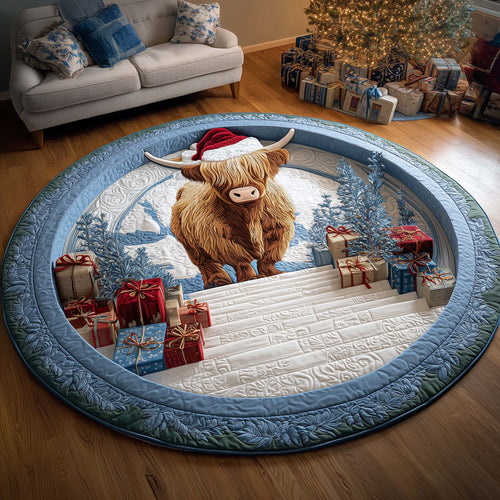 Yuletide Pasture Quilted Round Mat GFTOTP14068