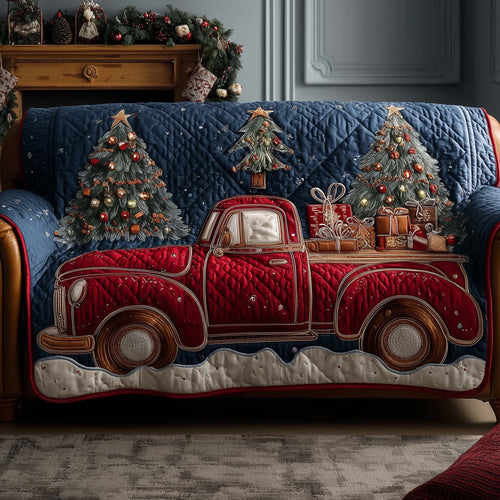 Frosted Journey Quilted Sofa Cover GFTOTP14075