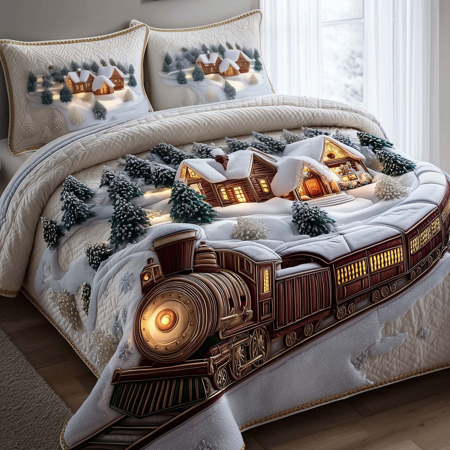 Festive Town Duvet Cover Set GFTOTP14079