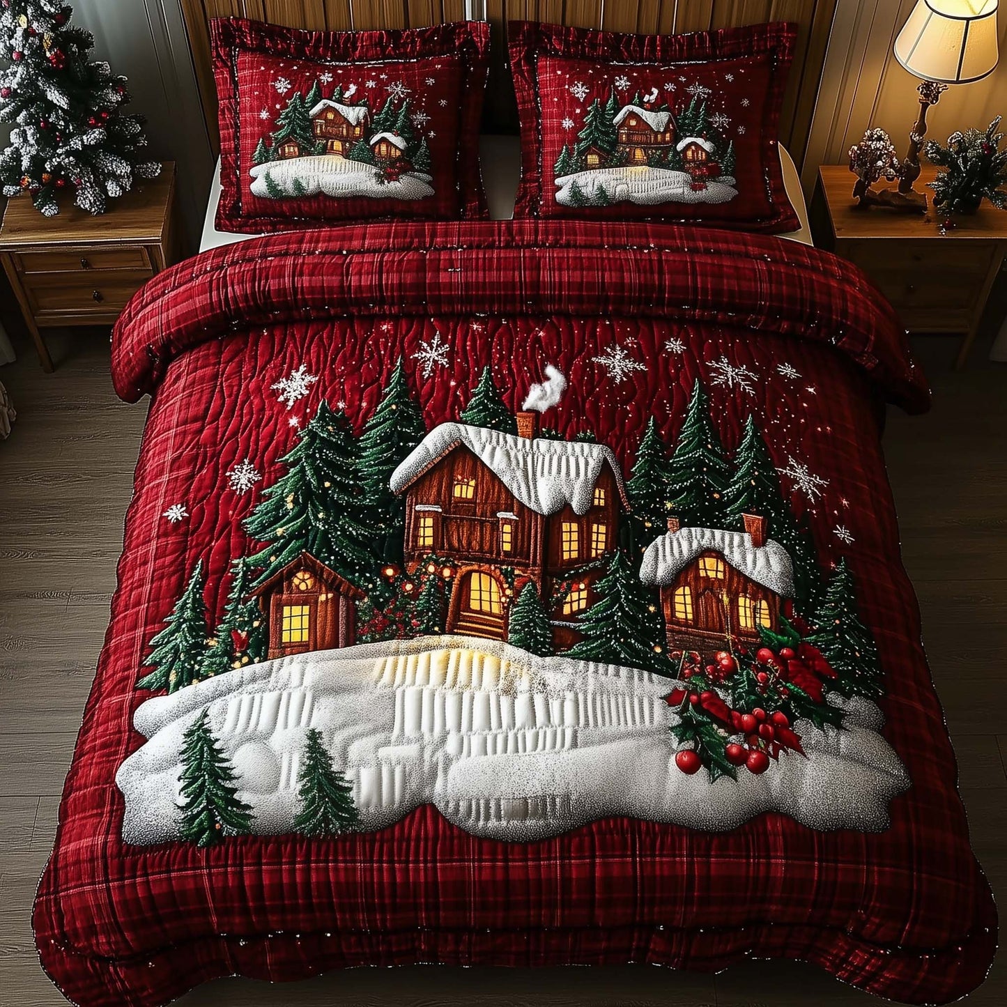 Festive Town Duvet Cover Set GFTOTP14083