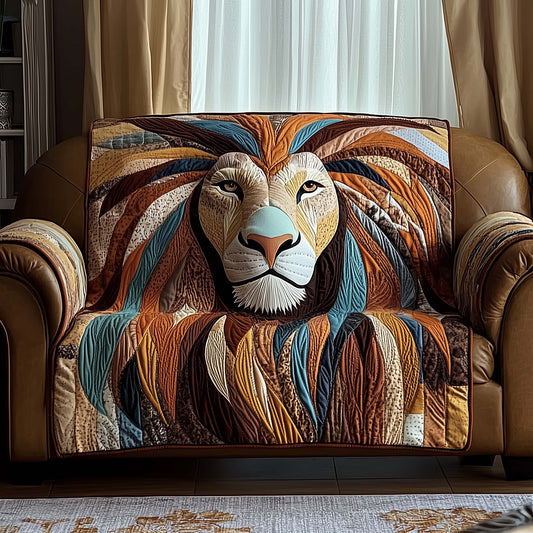 Majestic Lion Quilted Sofa Cover GFTOTP14104