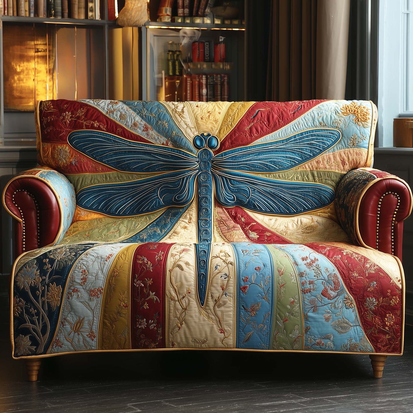Elegant Wings Quilted Sofa Cover GFTOTP14128