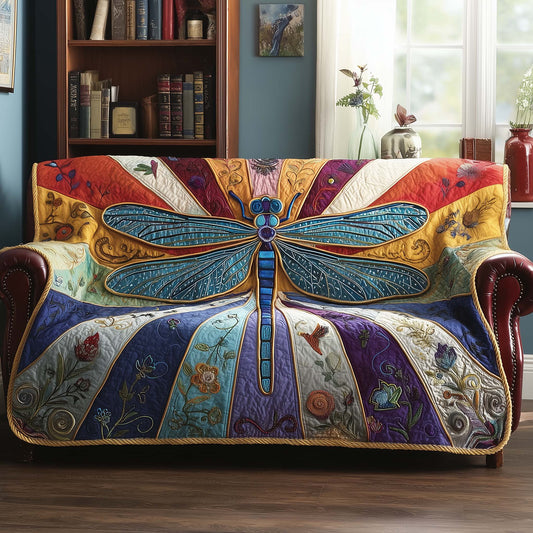 Elegant Wings Quilted Sofa Cover GFTOTP14129