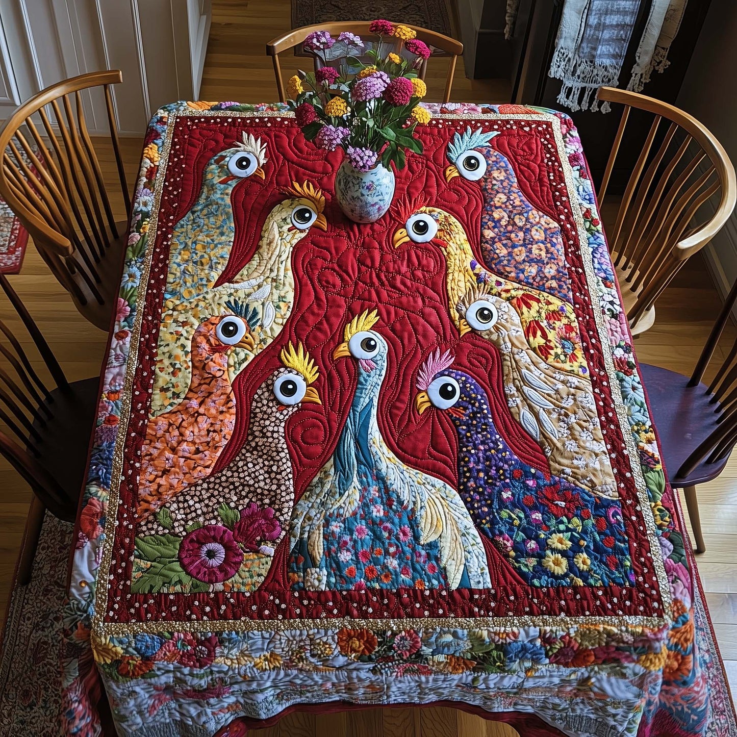 Funky Chicken Tablecloth GFTOTP14130