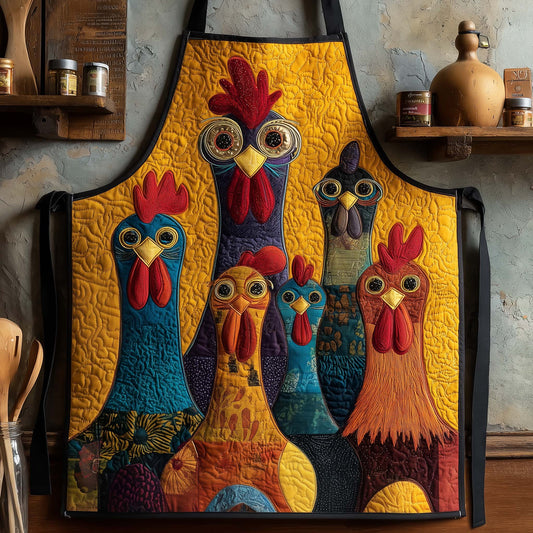 Funky Chicken Quilted Apron GFTOTP14143