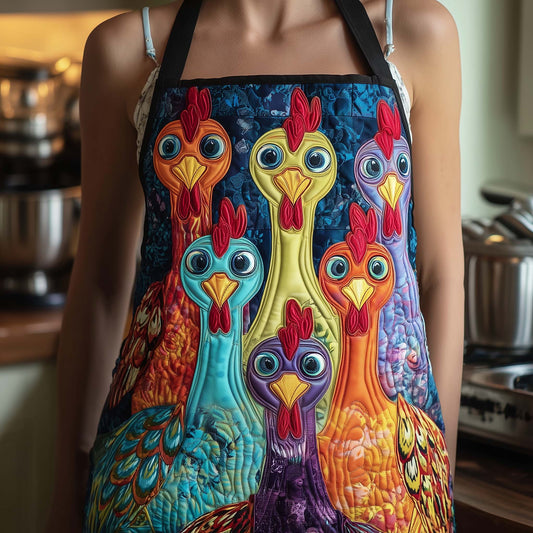 Funky Chicken Quilted Apron GFTOTP14145
